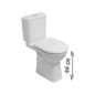 Jika Deep - Cuvette WC combinée, sans obstacle, évacuation arrière, blanc H8236180000001 Jika Deep - Cuvette WC combinée, sans obstacle, évacuation arrière, blanc H8236180000001