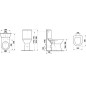 Jika Deep - Cuvette WC combinée, sans obstacle, évacuation arrière, blanc H8236180000001 Jika Deep - Cuvette WC combinée, sans obstacle, évacuation arrière, blanc H8236180000001