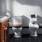 Villeroy & Boch Hommage - abattant de WC avec couvercle, bois - abattant, charnières en acier allié 9926K100
