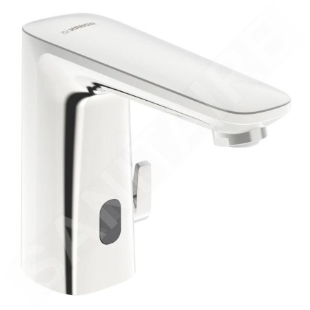 Hansa Electra - Mitigeur électronique de lavabo, à piles, Bluetooth, chrome 92002219