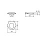 Ideal Standard Contour 21 - Abattant de WC enfant sans couvercle, blanc S454201
