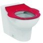 Ideal Standard Contour 21 - Abattant WC enfant sans couvercle, rouge S4542GQ