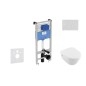 Ideal Standard ProSys - Ensemble pour WC suspendu, cuvette et abattant Architectura, Plaque de déclenchement Oleas M1, Ideal Standard ProSys - Ensemble pour WC suspendu, cuvette et abattant Architectura, Plaque de déclenchement Oleas M1,