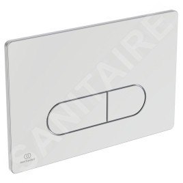 Ideal Standard ProSys - Ensemble pour WC suspendu, cuvette et abattant Architectura, Plaque de déclenchement Oleas M1,