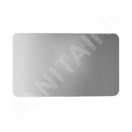 Sapho Ishape - Miroir 100x50 cm, rectangle, angles arrondis, sans fixation AG510