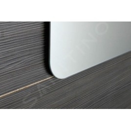Sapho Ishape - Miroir rectangulaire 1200x600 mm, angles arrondis, sans fixation AG612