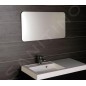 Sapho Ishape - Miroir rectangulaire 1200x600 mm, angles arrondis, sans fixation AG612 Sapho Ishape - Miroir rectangulaire 1200x600 mm, angles arrondis, sans fixation AG612
