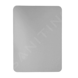 Sapho Ishape - Miroir 50x70 cm, rectangle, angles arrondis, sans fixation AG457