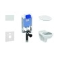 Ideal Standard ProSys - Set d'installation pré-murale, cuvette Alpha avec abattant, plaque de déclenchement Oleas M1, Ideal Standard ProSys - Set d'installation pré-murale, cuvette Alpha avec abattant, plaque de déclenchement Oleas M1,
