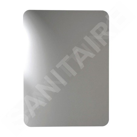 Sapho Ishape - Miroir 500x900 mm, rectangle, angles arrondis, sans fixation AG495