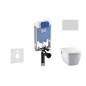 Ideal Standard ProSys - Ensemble pour WC suspendu, cuvette et abattant TECEone, Plaque de déclenchement Oleas M2, Rimless, Ideal Standard ProSys - Ensemble pour WC suspendu, cuvette et abattant TECEone, Plaque de déclenchement Oleas M2, Rimless,