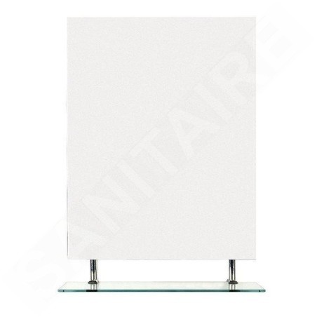 Sapho Wega - Miroir 700x800 mm, avec étagère 60092-7