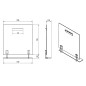 Sapho Wega - Miroir 700x800 mm, avec étagère 60092-7 Sapho Wega - Miroir 700x800 mm, avec étagère 60092-7