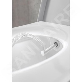 Ideal Standard ProSys - Ensemble pour WC suspendu, WC japonais et abattant TECEone, Plaque de déclenchement Oleas M1, Rimless,