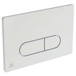 Ideal Standard ProSys - Ensemble pour WC suspendu, cuvette et abattant Mio, Plaque de déclenchement Oleas M1, Rimless,