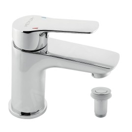 Novaservis Metalia 54 - Mitigeur de lavabo avec bonde Click-Clack, chrome 54003,0
