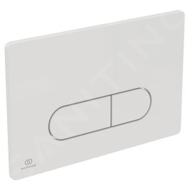 Ideal Standard ProSys - Ensemble pour WC suspendu, cuvette et abattant Architectura, Plaque de déclenchement Oleas M1,