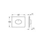 Grohe Skate Air - Bouton de commande, blanc alpin 38565SH0