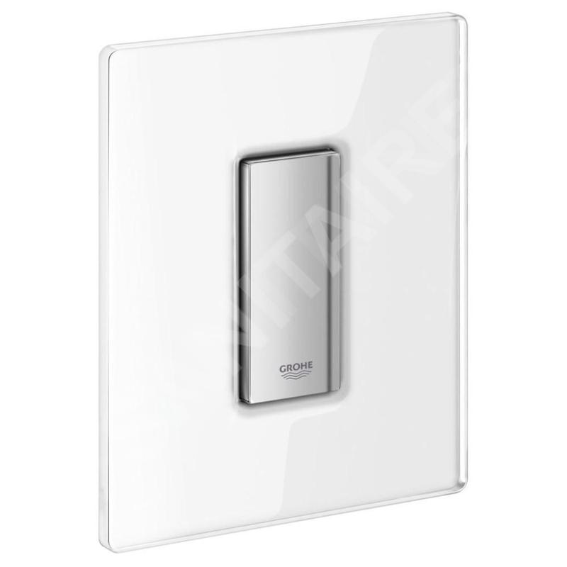 Grohe Skate Cosmo - Bouton de commande, chrome / verre, blanc lunaire 38846LS0 Grohe Skate Cosmo - Bouton de commande, chrome / verre, blanc lunaire 38846LS0