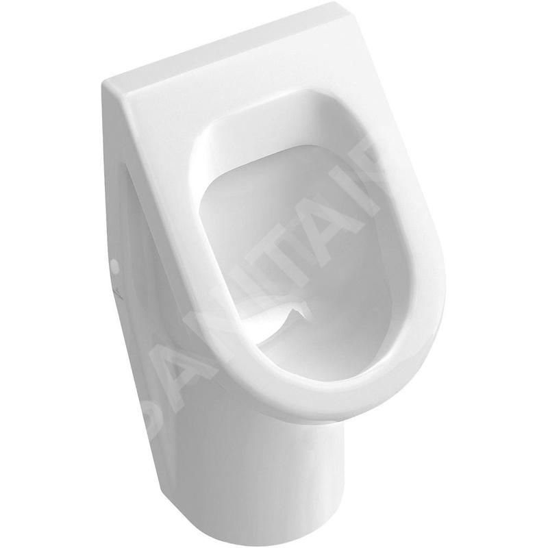 Villeroy & Boch Architectura - Urinoir à action siphonique, 355 mm x 620 mm x 385 mm, blanc - urinoir, avec cible, avec