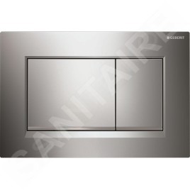 Geberit Kombifix - Bâti-support pour WC suspendu avec plaque de déclenchement Sigma30, chrome brillant/chrome + Villeroy Boch –