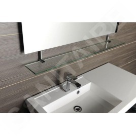 Sapho Wega - Miroir 1000x800 mm, avec étagère 60092