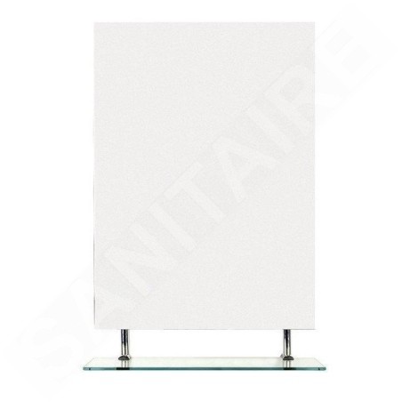 Sapho Wega - Miroir 600x800 mm avec étagère 60092-6