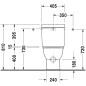 Duravit Darling New - Réservoir de chasse, 405 mm x 160 mm, blanc - réservoir, connexion par le bas, à gauche, rinçage 4,5 l Duravit Darling New - Réservoir de chasse, 405 mm x 160 mm, blanc - réservoir, connexion par le bas, à gauche, rinçage 4,5 l