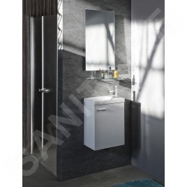 Sapho Wega - Miroir 600x800 mm avec étagère 60092-6