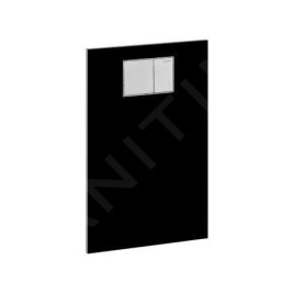 Geberit AquaClean - Plaque de recouvrement avec commande intégrée pour sièges de bidet, verre / noir 115.324.SJ.1