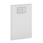 Geberit AquaClean - Plaque de recouvrement avec commande intégrée pour sièges de bidet, verre / blanc 115.324.SI.1 Geberit AquaClean - Plaque de recouvrement avec commande intégrée pour sièges de bidet, verre / blanc 115.324.SI.1