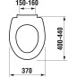 Jika Zeta - Abattant WC, termoplast, blanc H8932710000001
