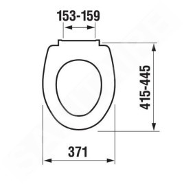 Jika Zeta - Abattant WC, duroplast, blanc H8932740000001