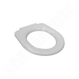 Jika Deep - Siège de toilettes sans couvercle, Antibak, blanc H8932823000001