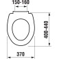 Jika Zeta - Abattant WC, termoplast, blanc H8932710000637