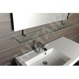 Sapho Wega - Miroir 900x800 mm, avec étagère 60092-9