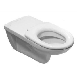 Jika Deep - Siège de toilettes sans couvercle, Antibak, blanc H8932823000631
