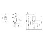 Duravit Starck 3 - Urinoir, évacuation verticale, Rimless, avec HygieneGlaze, blanc alpin 0826252000 Duravit Starck 3 - Urinoir, évacuation verticale, Rimless, avec HygieneGlaze, blanc alpin 0826252000