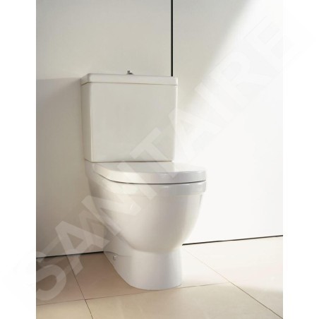 Duravit Starck 3 - Réservoir, alimentation en bas à gauche, blanc alpin 0932000001