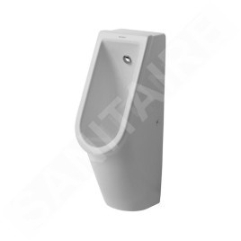 Duravit Starck 3 - Urinoir, évacuation horizontale, Rimless, avec HygieneGlaze, blanc alpin 0827252000