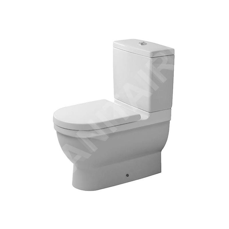 Duravit Starck 3 - WC à poser, évacuation Vario, avec WonderGliss, blanc alpin 01280900641 Duravit Starck 3 - WC à poser, évacuation Vario, avec WonderGliss, blanc alpin 01280900641