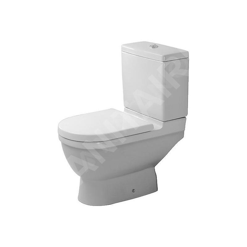 Duravit Starck 3 - WC à poser à installer avec réservoir, blanc 0126010000 Duravit Starck 3 - WC à poser à installer avec réservoir, blanc 0126010000