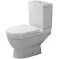 Duravit Starck 3 - WC à poser à installer avec réservoir, blanc 0126010000 Duravit Starck 3 - WC à poser à installer avec réservoir, blanc 0126010000