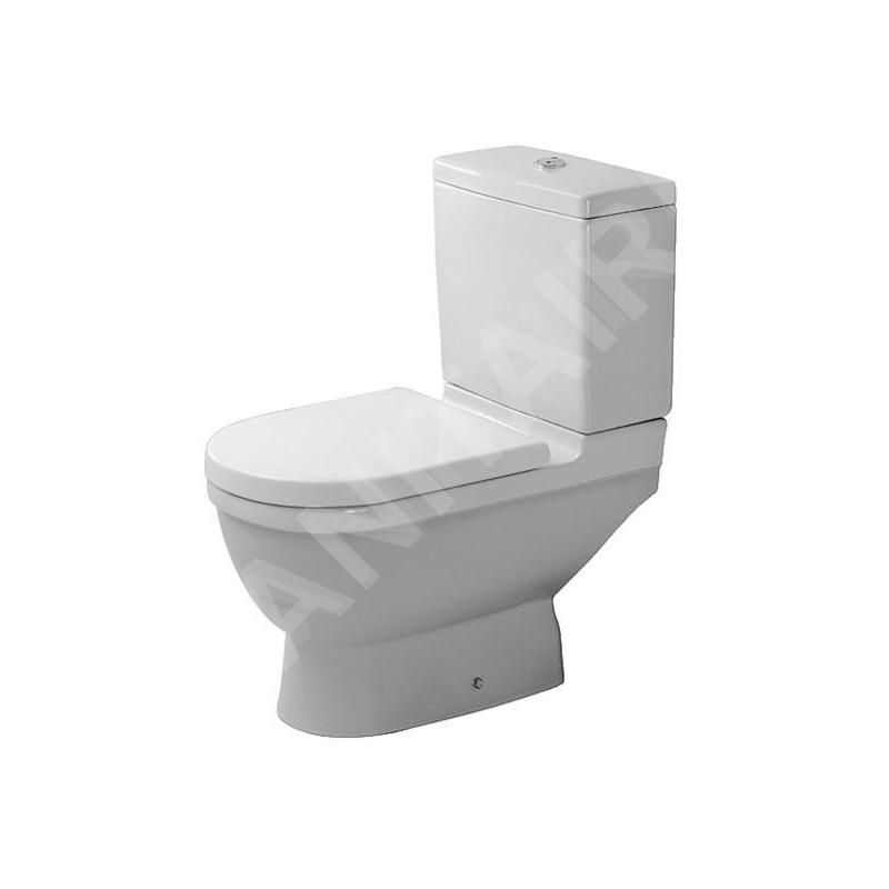 Duravit Starck 3 - WC à poser, évacuation horizontale, avec HygieneGlaze, blanc alpin 0126012000 Duravit Starck 3 - WC à poser, évacuation horizontale, avec HygieneGlaze, blanc alpin 0126012000