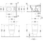 Duravit Starck 3 - WC à poser, évacuation horizontale, avec HygieneGlaze, blanc alpin 0126012000 Duravit Starck 3 - WC à poser, évacuation horizontale, avec HygieneGlaze, blanc alpin 0126012000