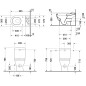 Duravit Starck 3 - WC à poser, évacuation horizontale, avec HygieneGlaze, blanc alpin 0126092000 Duravit Starck 3 - WC à poser, évacuation horizontale, avec HygieneGlaze, blanc alpin 0126092000