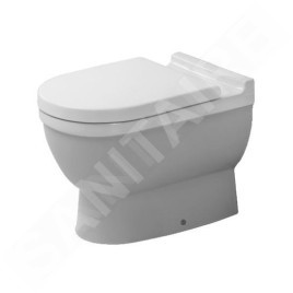 Duravit Starck 3 - WC à poser, évacuation horizontale, avec HygieneGlaze, blanc alpin 0124092000