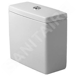 Duravit Starck 3 - Réservoir de chasse 390x185 mm, alimentation latérale, WonderGliss, blanc 09200000851