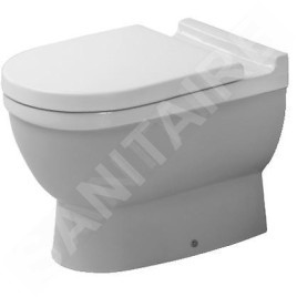 Duravit Starck 3 - WC à poser, avec WonderGliss, blanc 01240900001