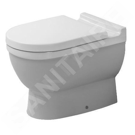 Duravit Starck 3 - WC à poser, avec WonderGliss, blanc 01240900001